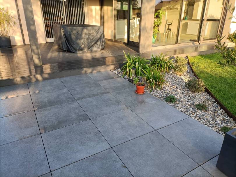 Terrasse sur plots