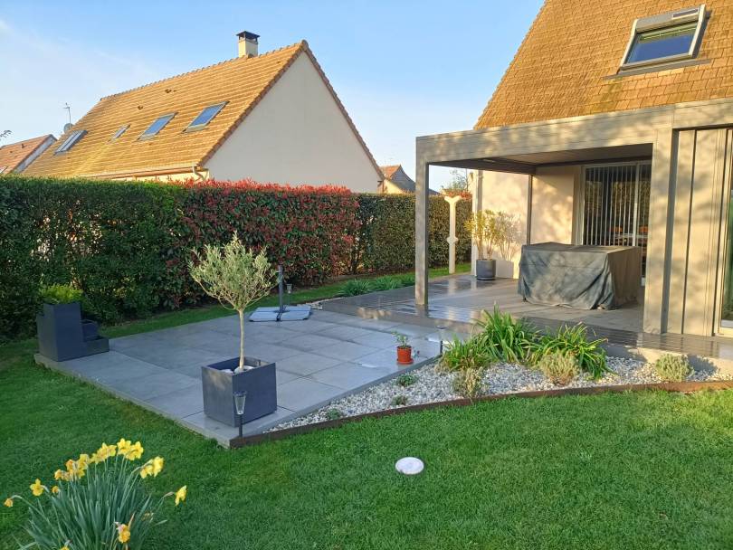 Terrasse sur plots