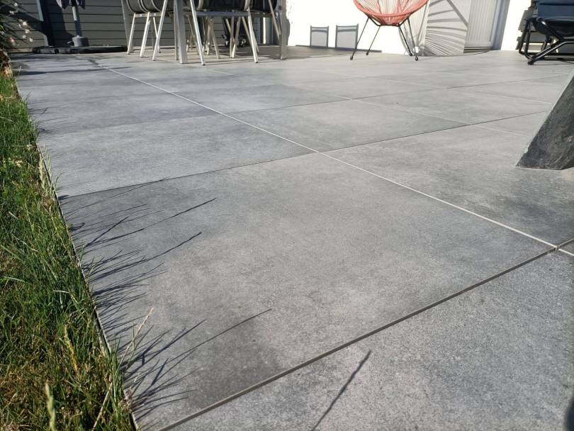 terrasse sur plot 60x60cm imitation pierre